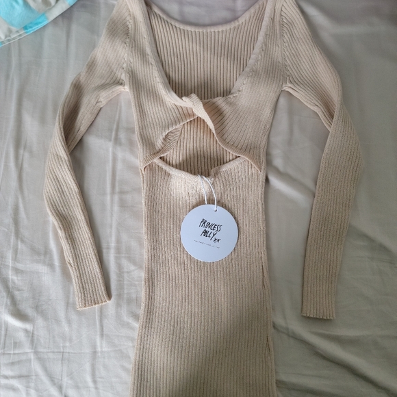 Princess Polly Reversible Knit Dress - size 2 - Picture 2 of 4